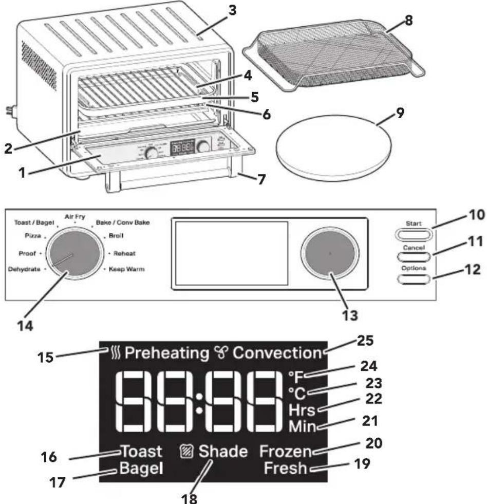 KITCHENAID KCO128 - Outside the United States and Puerto Rico: - 1