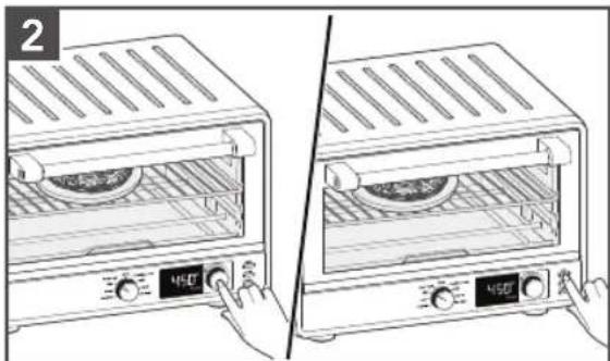 KITCHENAID KCO128 - UTILISATION DE LA FONCTION PIZZA (FROZEN (SURGELÉE)/FRESH (RÉFRIGÉRÉE)) - 2