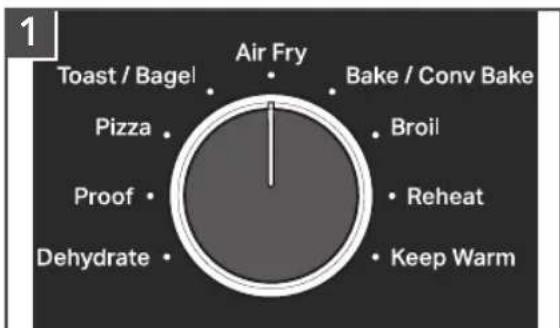 KITCHENAID KCO128 - USING THE AIR FRY FUNCTION - 1