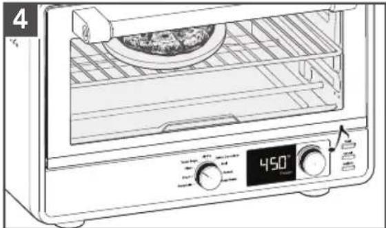 KITCHENAID KCO128 - USO DE LA FUNCIÓN PIZZA (CONGELADA/FRESCA (CONGELADA/FRESCA)) - 4