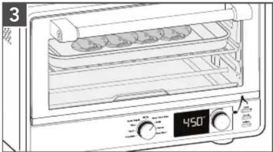 KITCHENAID KCO128 - UTILISER LA FONCTION BROIL (CUISSON AU GRIL) - 3