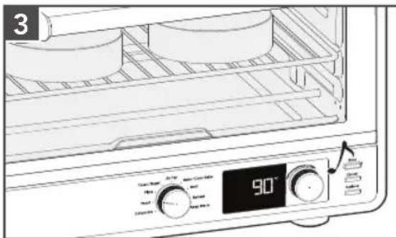 3 90°