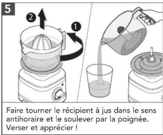 KITCHENAID KSB4031 - UTILISATION DU PRESSE-AGRUMES - 3