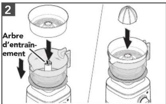KITCHENAID KSB4031 - UTILISATION DU PRESSE-AGRUMES - 2