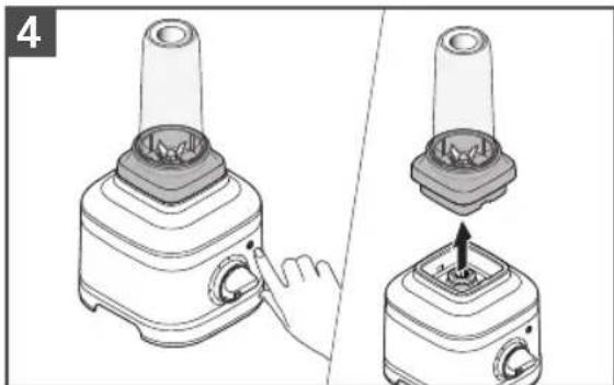 KITCHENAID KSB4031 - USING THE PERSONAL JAR/SMALL BATCH JAR - 4