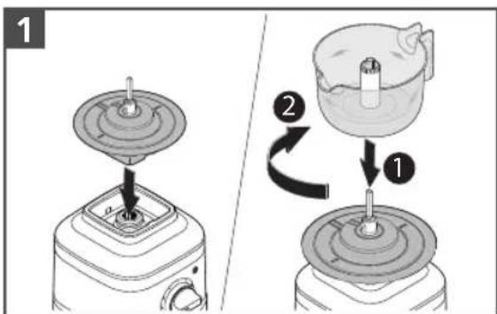 KITCHENAID KSB4043 - UTILISATION DU PRESSE-AGRUMES - 1