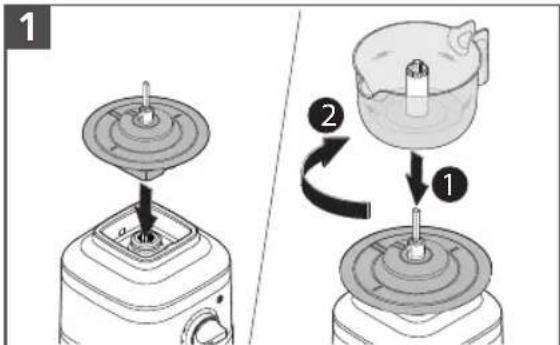 KITCHENAID KSB4043 - USING THE CITRUS PRESS - 1