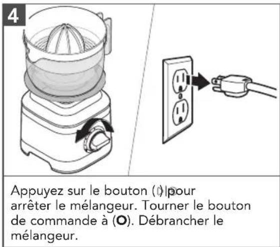 KITCHENAID KSB4043 - UTILISATION DU PRESSE-AGRUMES - 2