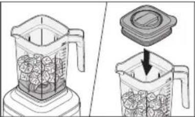 KITCHENAID KSB1332 - USING PULSE MODE/ICE CRUSH MODE - 1