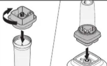 KITCHENAID KSB1332 - CÓMO PREPARAR Y USAR EL FRASCO INDIVIDUAL - 2