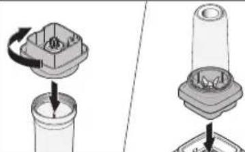 KITCHENAID KSB1332 - PRÉPARATION ET UTILISATION DU POT À PORTION INDIVIDUELLE - 1