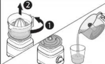 KITCHENAID KSB1332 - CÓMO PREPARAR Y USAR CITRUS PRESS - 4