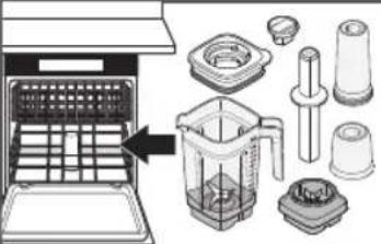KITCHENAID KSB1332 - CLEANING THE BLENDER AND ACCESSORIES - 3