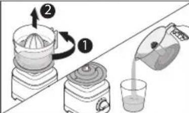 KITCHENAID KSB1332 - USING THE CITRUS PRESS - 5