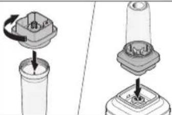 KITCHENAID KSB1332 - USING THE PERSONAL JAR - 2