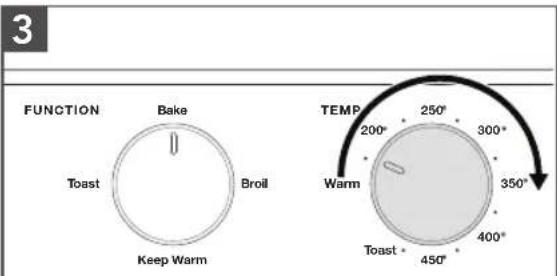 KITCHENAID KCO213 - USING THE BAKE FUNCTION - 3