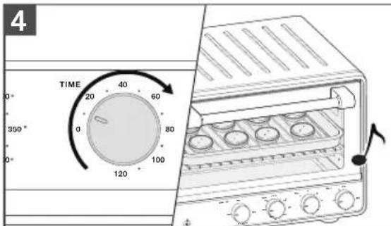 4 TIME 20 40 60 350° 0 80 100 120