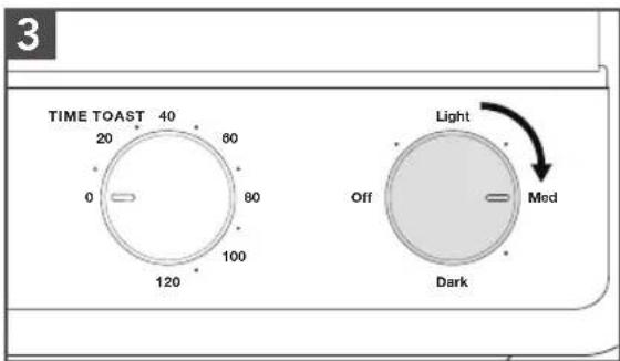 KITCHENAID KCO213 - USING THE TOAST FUNCTION - 3