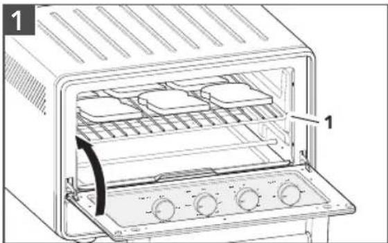 KITCHENAID KCO213 - USO DE LA FUNCIÓN TOAST (TOSTAR) - 1