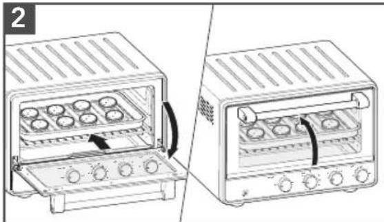 KITCHENAID KCO213 - USING THE BAKE FUNCTION - 2
