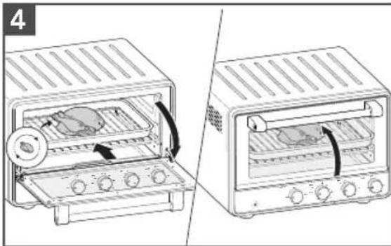 KITCHENAID KCO213 - USO DE LA FUNCIÓN BROIL (ASAR) - 4