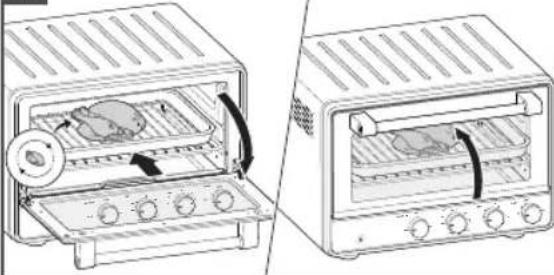 KITCHENAID KCO213 - UTILISATION DE LA FONCTION BROIL (CUISSON AU GRIL) - 4