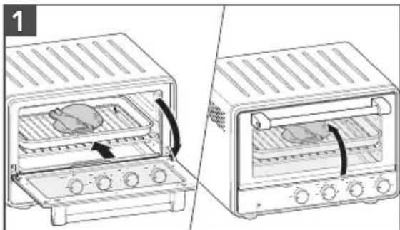KITCHENAID KCO213 - USING THE BROIL FUNCTION - 1