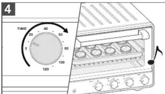 KITCHENAID KCO213 - USO DE LA FUNCIÓN BAKE (HORNEAR) - 4