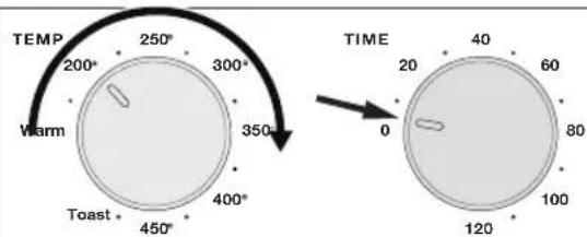 KITCHENAID KCO213 - PREHEATING THE OVEN - 1