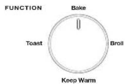 FUNCTION Bake Toast Broll Keep Warm
