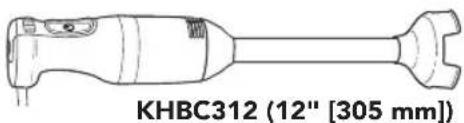 KITCHENAID KHBC308OB - COMMERCIAL IMMERSION BLENDER PARTS - 2