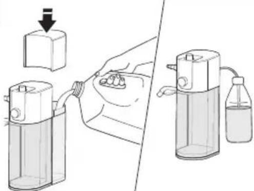 KITCHENAID KES6504 - Cómo ensamblar la jarra de leche: - 2