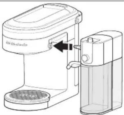 KITCHENAID KES6504 - Cómo ensamblar la jarra de leche: - 3