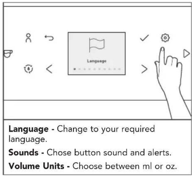 KITCHENAID KES8558 - SETTINGS MENU - 1