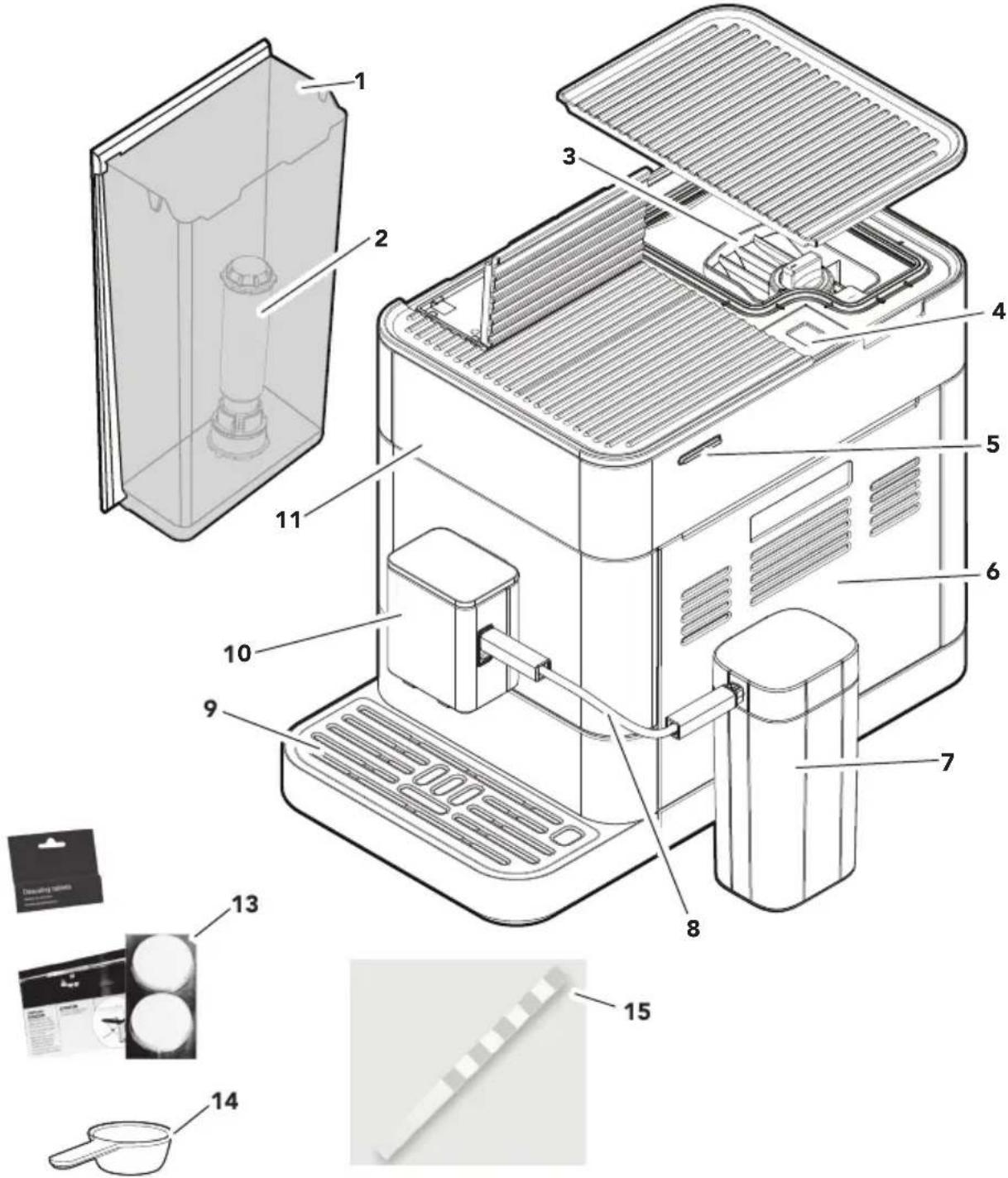 KITCHENAID KES8558 - PIEZAS Y CARACTERÍSTICAS - 1
