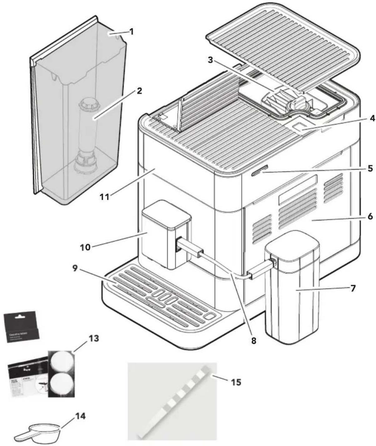 KITCHENAID KES8558 - PARTS AND FEATURES - 1
