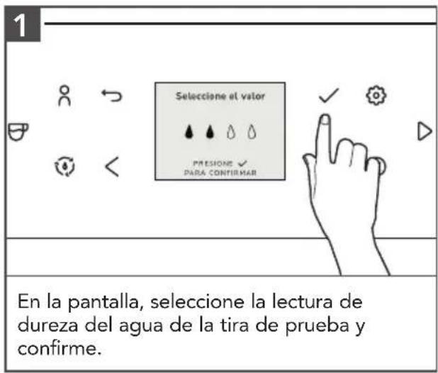 KITCHENAID KES8558 - PARA ESTABLECER LA DUREZA DEL AGUA - 1