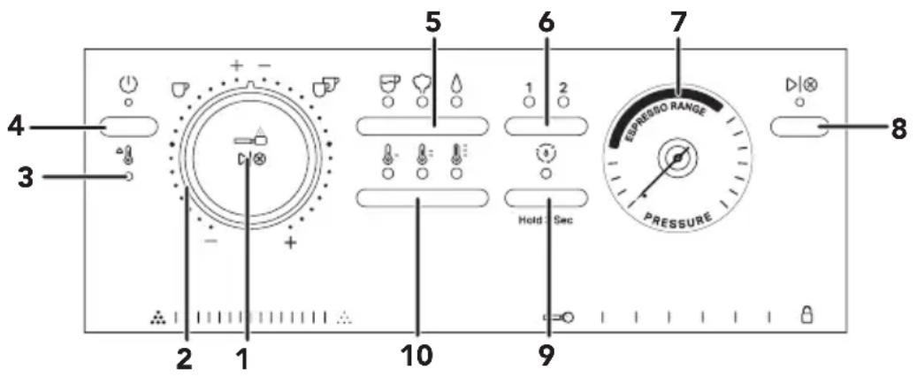 KITCHENAID KES6551 - PANEL DE CONTROL - 1