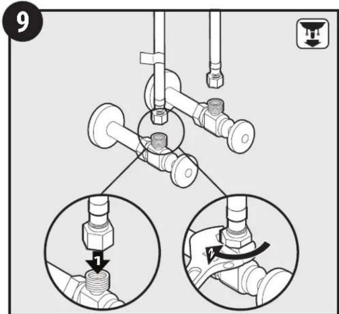 Moen Chateau 67425 - Guide-tuyau installé sur évier - 4