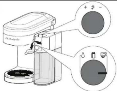 KITCHENAID KES6404 - Cómo ensamblar la jarra de leche: - 5