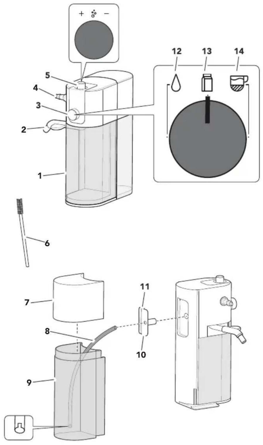 KITCHENAID KES6404 - PIEZAS Y CARACTERÍSTICAS - 1