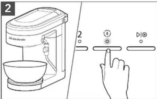 KITCHENAID KES6404 - CONFIGURATION DU DÉTARTRAGE DE LA TÊTE DU GROUPE - 2