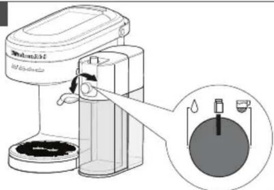KITCHENAID KES6404 - USING THE MILK FROTHER ATTACHMENT - 5