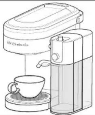 KITCHENAID KES6404 - USING THE MILK FROTHER ATTACHMENT - 1