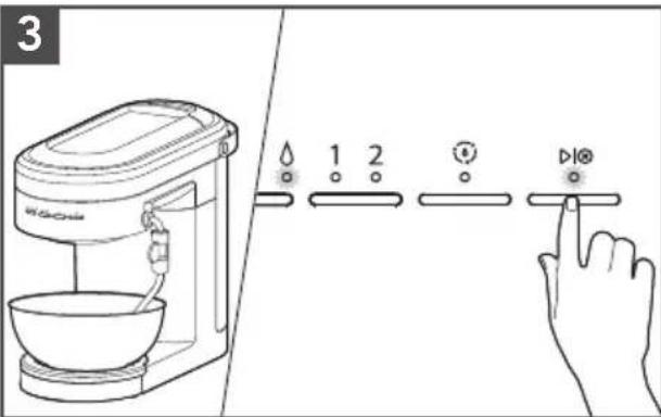 KITCHENAID KES6404 - SET UP OF GROUP HEAD DESCALING - 3