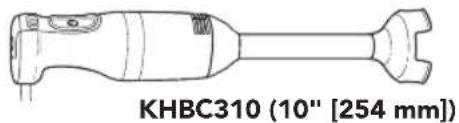 KITCHENAID KHBC310OB - PIÈCES ET CARACTÉRISTIQUES - 2