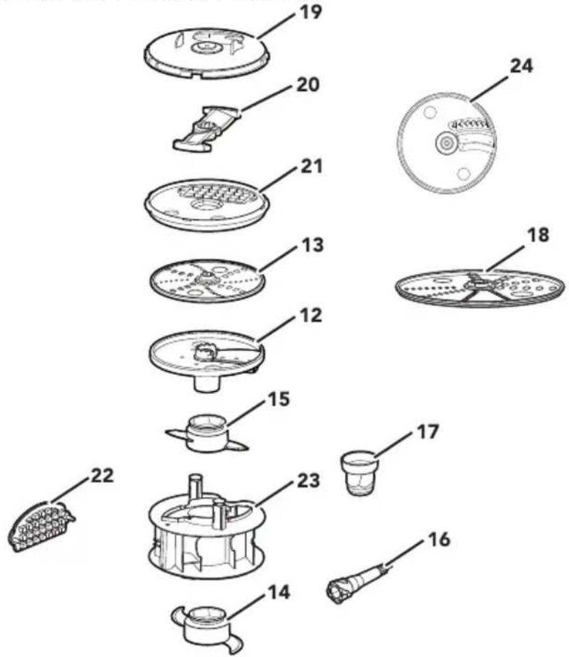 KITCHENAID KFP1320 - DÉMONTAGE DU PRODUIT - 2