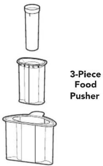 KITCHENAID KFP1320 - USING THE 3-IN-1 FEED TUBE - 1
