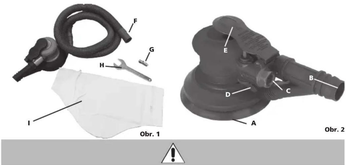 Abac G-225 - Pneumatická excentrická brúska - 1