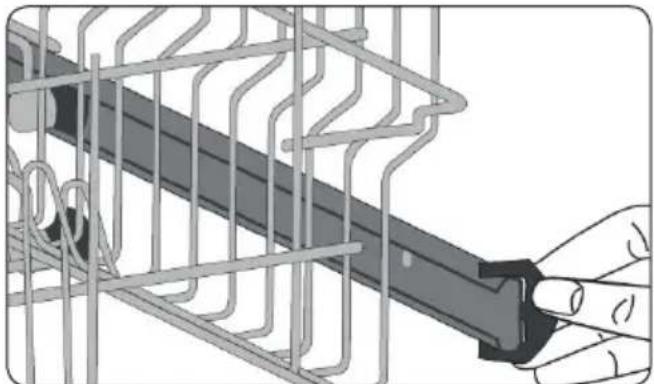 SHARP QW-I23F47DJ-DE - Bovenste mand Hoogte aanpassing - 1